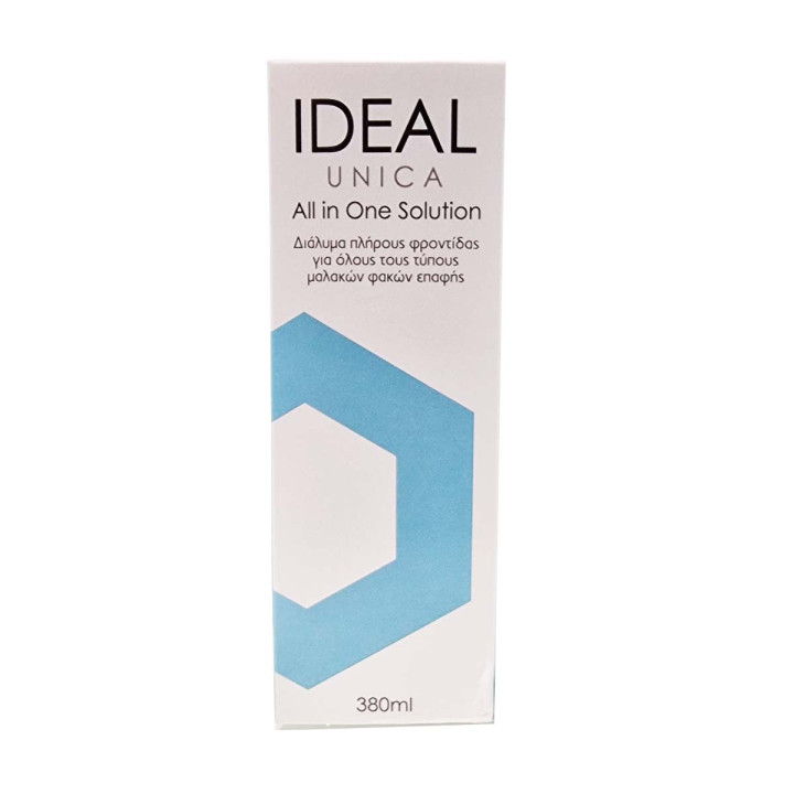 IDEAL UNICA ALL IN ONE ΥΓΡΟ ΦΑΚΩΝ ΕΠΑΦΗΣ 380ML