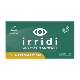 IRRIDI 1MONTH COMFORT TORIC 3PK