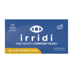 IRRIDI 1MONTH COMFORT PLUS TORIC 3PK