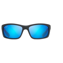 MAUI JIM KANAIO COAST B766-08C/MATTE TRANSLUCENT BLUE BLACK WITH STRIPE/BLUE HAWAII