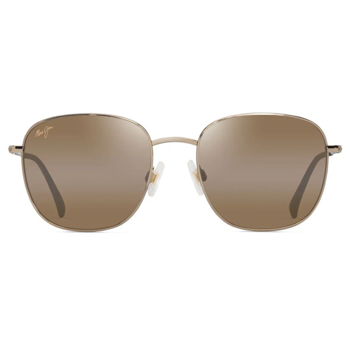 MAUI JIM OLALI ASIAN FIT H657-16A/SHINY LIGHT GOLD WITH GREYISH-GREEN/BRONZE