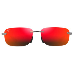 MAUI JIM LANAKILA RM624-17/SHINY LIGHT RUTHENIUM/HAWAII LAVA