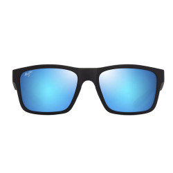 MAUI JIM THE FLATS B897-02B/MATTE BLACK/BLUE/BLUE HAWAII