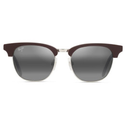 MAUI JIM HOLOMUA 695-01/SHINY SOLID BROWN/NEUTRAL GREY/52