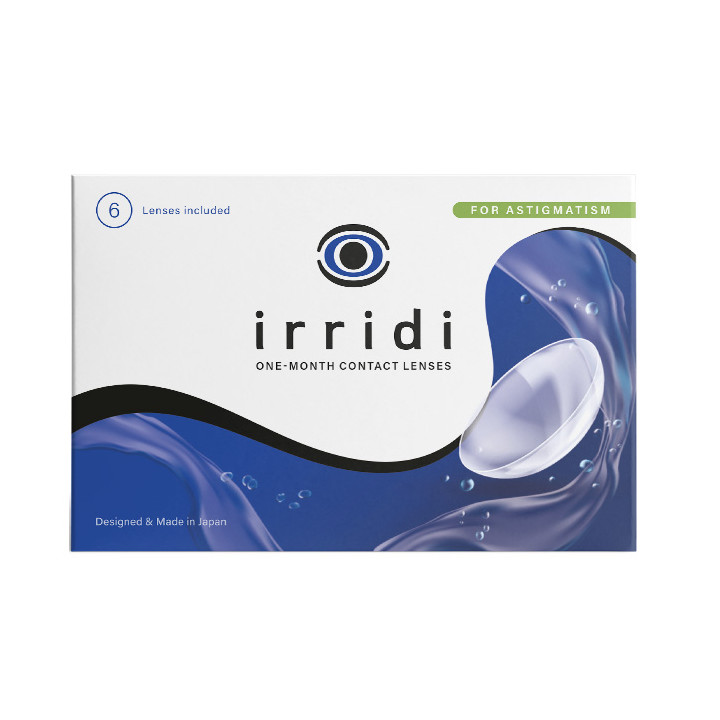 IRRIDI ONE-MONTH FOR ASTIGMATISM 6PK